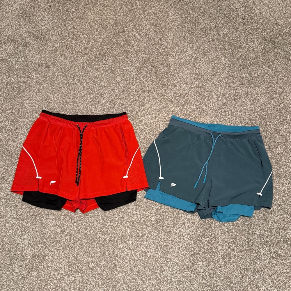 Fabletics the Kadence shorts bundle of 2 lined